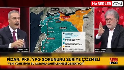 Bakan Fidan: YPG kendini feshetmezse askeri operasyon yaparız