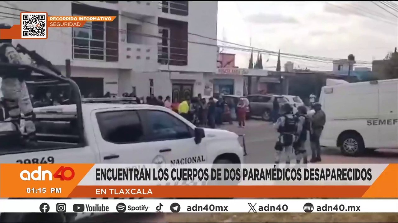 Encuentran los cuerpos de dos paramédicos desaparecidos en Tlaxcala