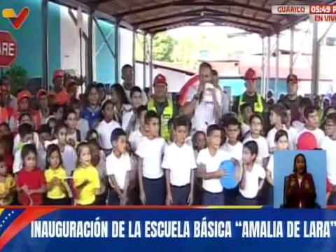 Gobierno Bolivariano reinaugura la Escuela Básica Amalia de Lara en el estado Guárico
