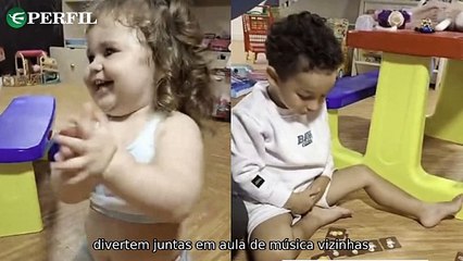"Filhos de Viih Tube e Bianca Andrade brincam com joias de Camila Ângelo e Hulk"
