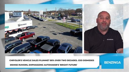 Chrysler's Vehicle Sales Plummet 80% Over Two Decades. CEO Dismisses Demise Rumors, Emphasizing Automaker's 'Bright Future'