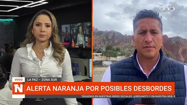 Alerta naranja por posibles desbordes