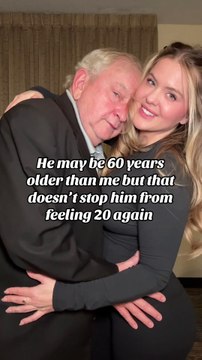 Hombre de 80 años tiene una novia de 35 años
