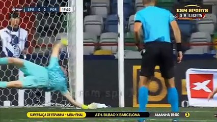 Sporting vs Porto 1-0 Highlights & All Goals 2025 Semi-Final