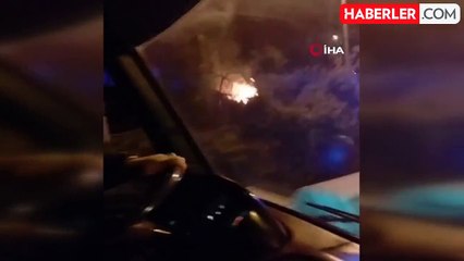 Zonguldak'ta Çatı Yangını Evi Sardı