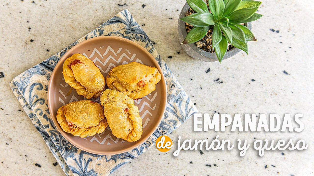 Receta de empanadas de jamón y queso, rápida y fácil