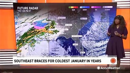 Southeast braces for coldest January in years