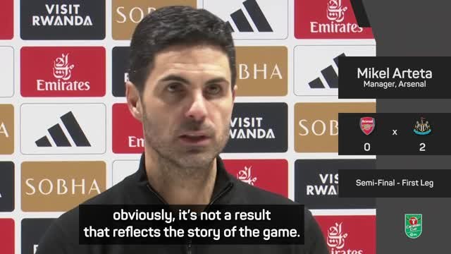 Arteta remains full of belief despite inefficiency in Newcastle defeat