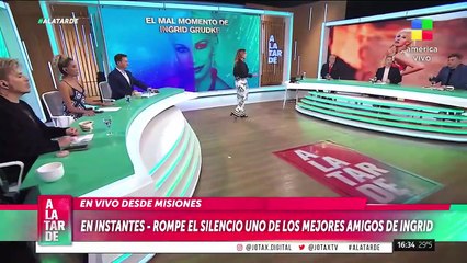 Martín Colantonio desmintió a Ingrid Grudke - A la Tarde