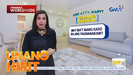 #AskAttyGaby— Usapang nakawan! | Unang Hirit