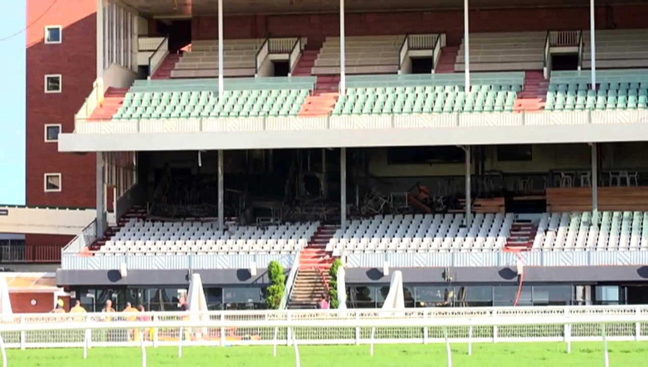 Man arrested after suspicious fire at Melbourne's Caulfield Racecourse