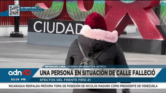 Muere hombre en situación de calle por bajas temperaturas en Ciudad Juárez, Chihuahua