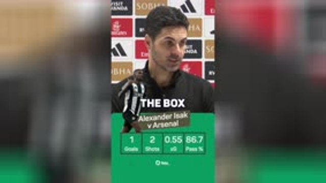 Arteta admits Isak made the difference in Arsenal defeat