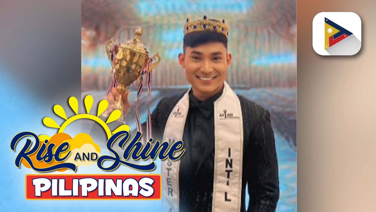 Newly Crowned Mister Asian International 2024, ating kilalanin!