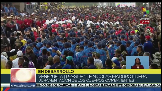 Pdte. Maduro lideró la juramentación de los Cuerpos Combatientes