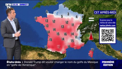 Le soleil sera présent sur un grand quart sud-est de la France et la pluie touchera les régions de l'ouest et la partie nord de l'Hexagone