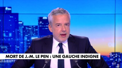 Le billet d'humeur de Romain Desarbres : «Mort de J.-M. Le Pen : une gauche indigne»