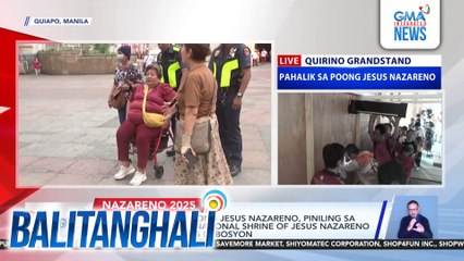 Ilang deboto ng Poong Jesus Nazareno, piniling sa Minor Basilica and Nat'l Shrine of Jesus Nazareno gawin ang kanilang debosyon | Balitanghali