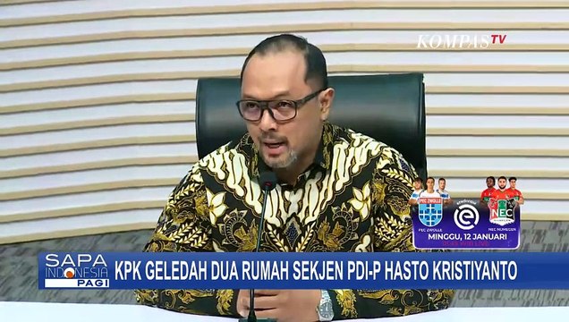 Geledah Rumah Sekjen PDIP Hasto Kristiyanto, Jubir KPK: Kebutuhan Mencari Alat Bukti, tapi...