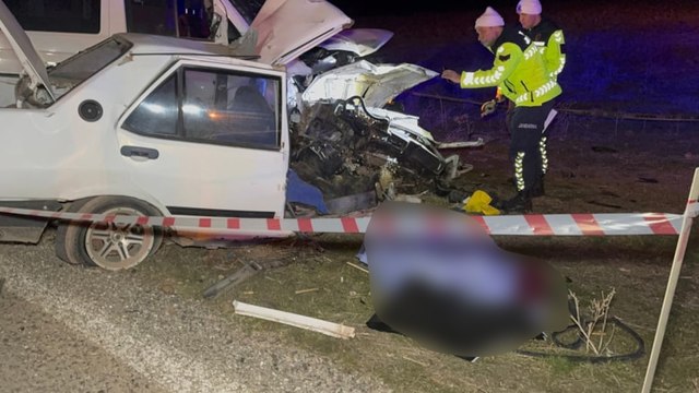 Feci kazada baba ile kız can verdi! Sürücü arkasına bakmadan kaçtı