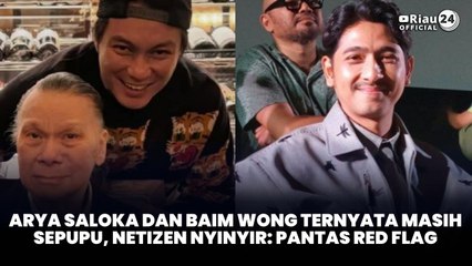 Arya Saloka dan Baim Wong Ternyata Masih Sepupu, Netizen Nyinyir: Pantas Red Flag