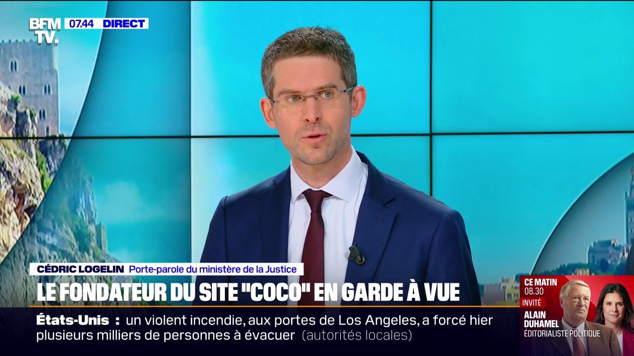 Selon le porte-parole du ministère de la Justice, "plusieurs dizaines de milliers d'infractions et de victimes" sont liées au site Coco