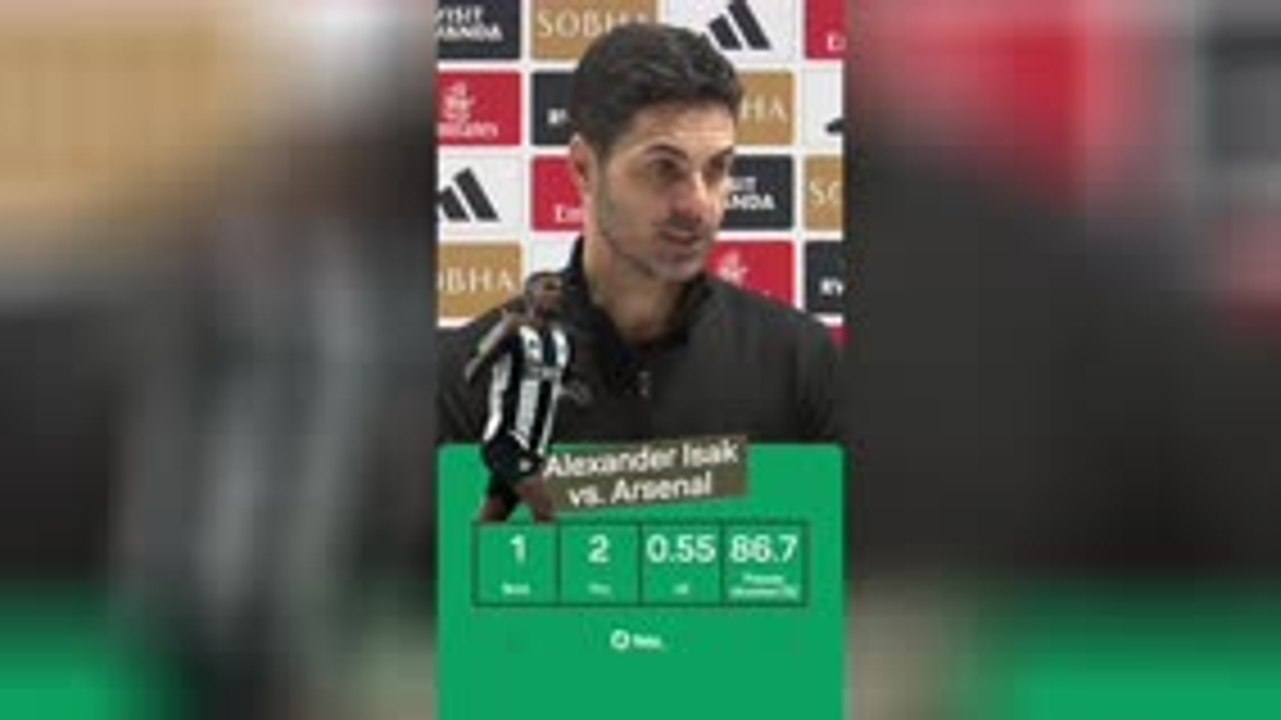 Arsenal - Arteta admet qu'Isak a fait très mal à ses Gunners