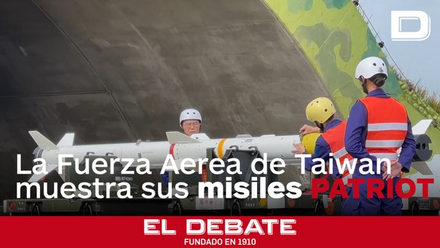 La Fuerza Aérea de Taiwán muestra sus misiles Patriot junto a otras armas de defensa antiaérea