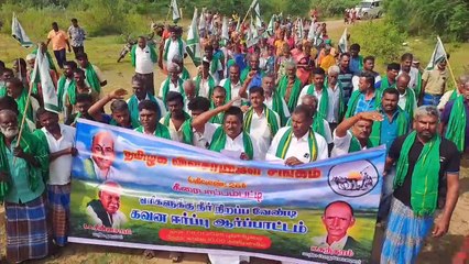 salem farmers protest in lake
