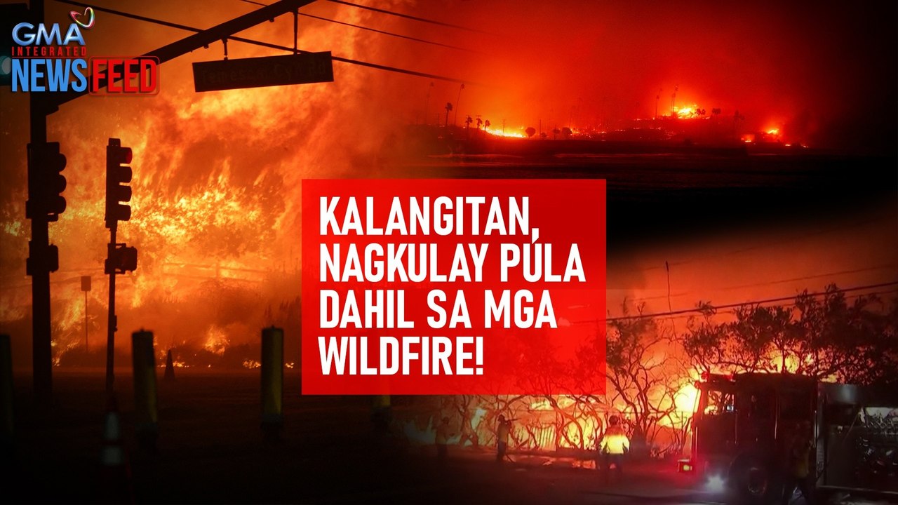 Kalangitan, nagkulay pula dahil sa mga wildfire! | GMA Integrated Newsfeed
