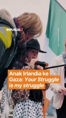 Anak-Anak Irlandia Beri Dukungan ke Gaza