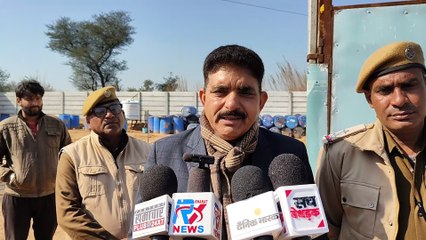 बहरोड ioc की पाइप लाइन से क्रूड ऑयल चोरी का मामला , fsl की टीम पहुंची मोके पर