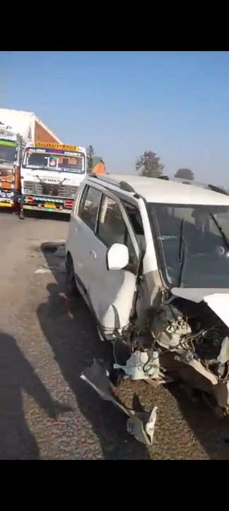 नेशनल हाईवे पर बहरोड़ में सड़क दुर्घटना, एक घंटे तक लगा जाम