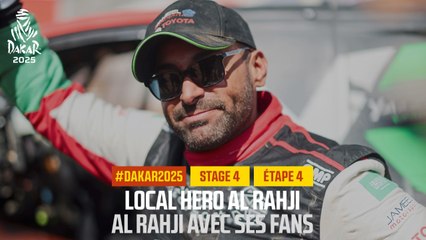 Local hero Al Rajhi  is surrounded by fans - Stage 4 - #Dakar2025