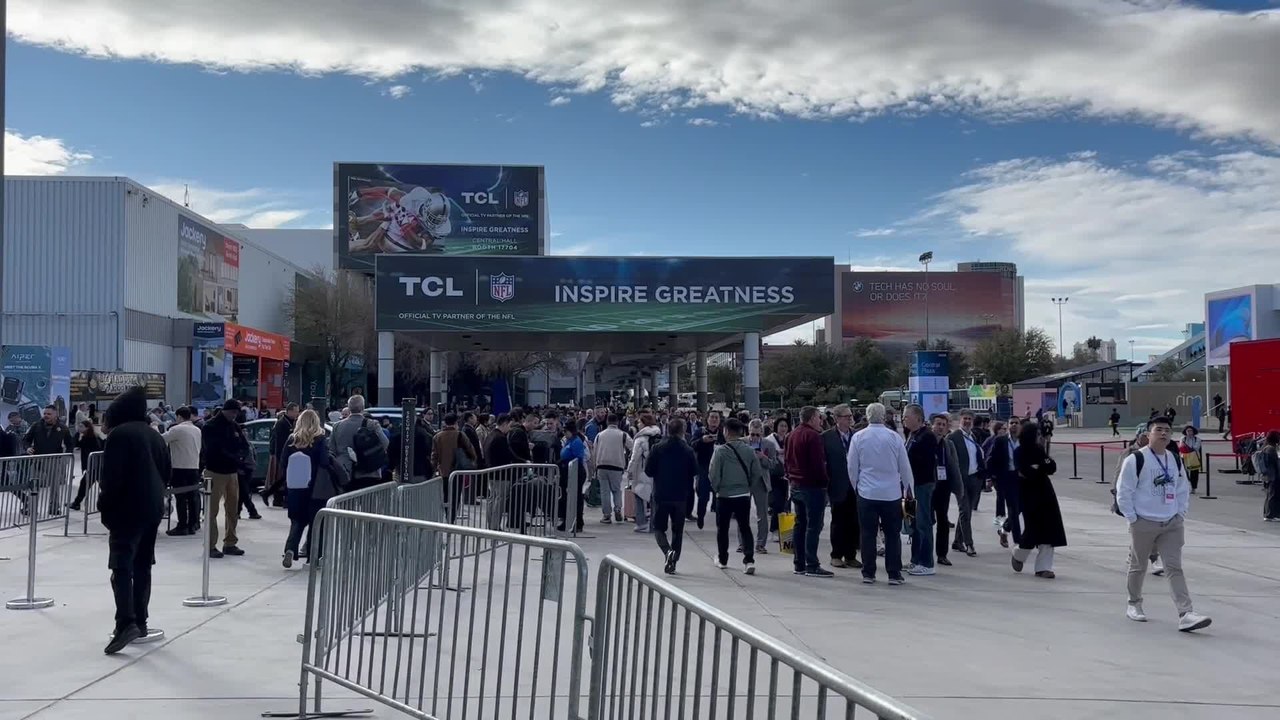 L'ouverture du salon CES 2025 au Las Vegas Convention Center.
