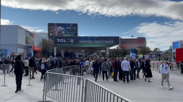 L'ouverture du salon CES 2025 au Las Vegas Convention Center.