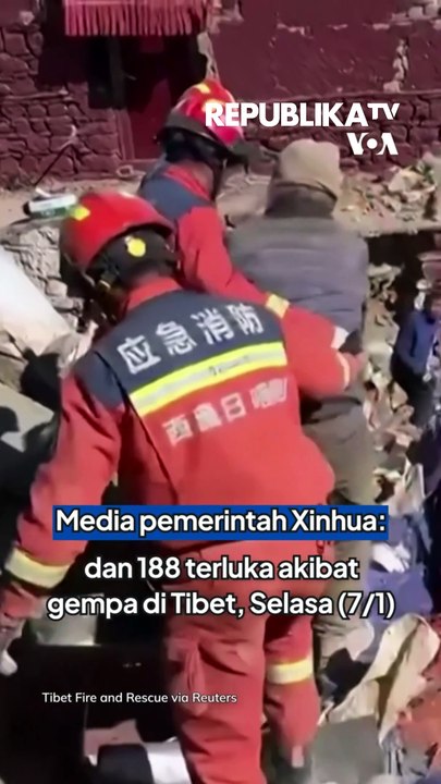 Gempa Guncang Tibet Tibet, Ratusan Tewas dan Te...