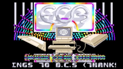 Amiga Cracktro World Games By Electronic Cracking Association (1986)