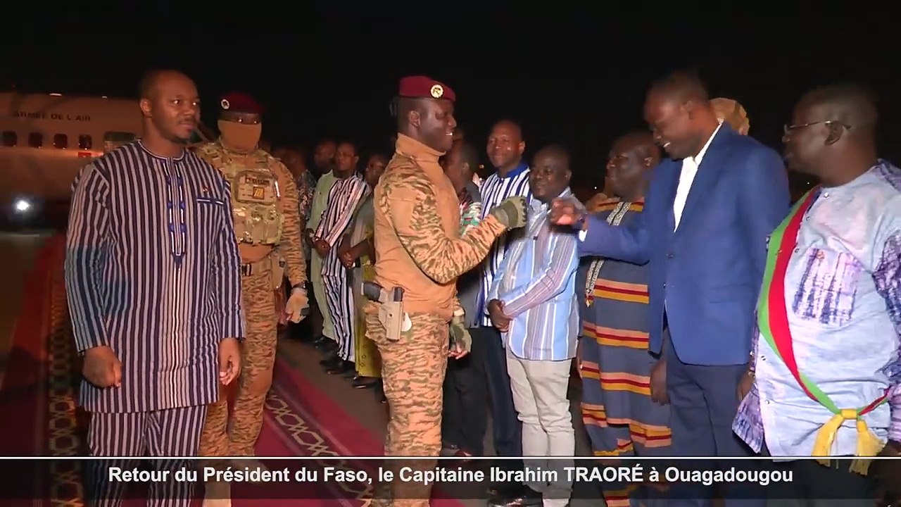Investiture du nouveau Président ghanéen : Le Capitaine Ibrahim TRAORÉ a regagné Ouagadougou