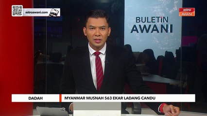 Myanmar musnah 563 ekar ladang candu