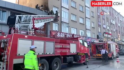 Karaman'da Restoranın Bacasında Yangın Çıktı