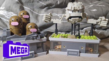 Pokémon-Klemmbausteine von Mega - Das sind die Funktionen von Kleinstein und Digdri