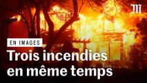 Etats-Unis : trois incendies aux portes de Los Angeles