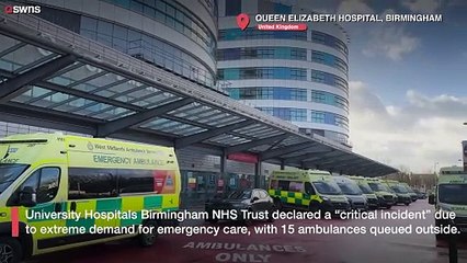 Hospital in Birmingham declares 'critical incident'