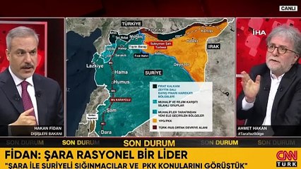 Dışişleri Bakanı Fidan: "Askeri harekat olmasını istemiyorsanız, PKK'lı yönetim kadrosunun ülkeyi terk etmesi gerekiyor"