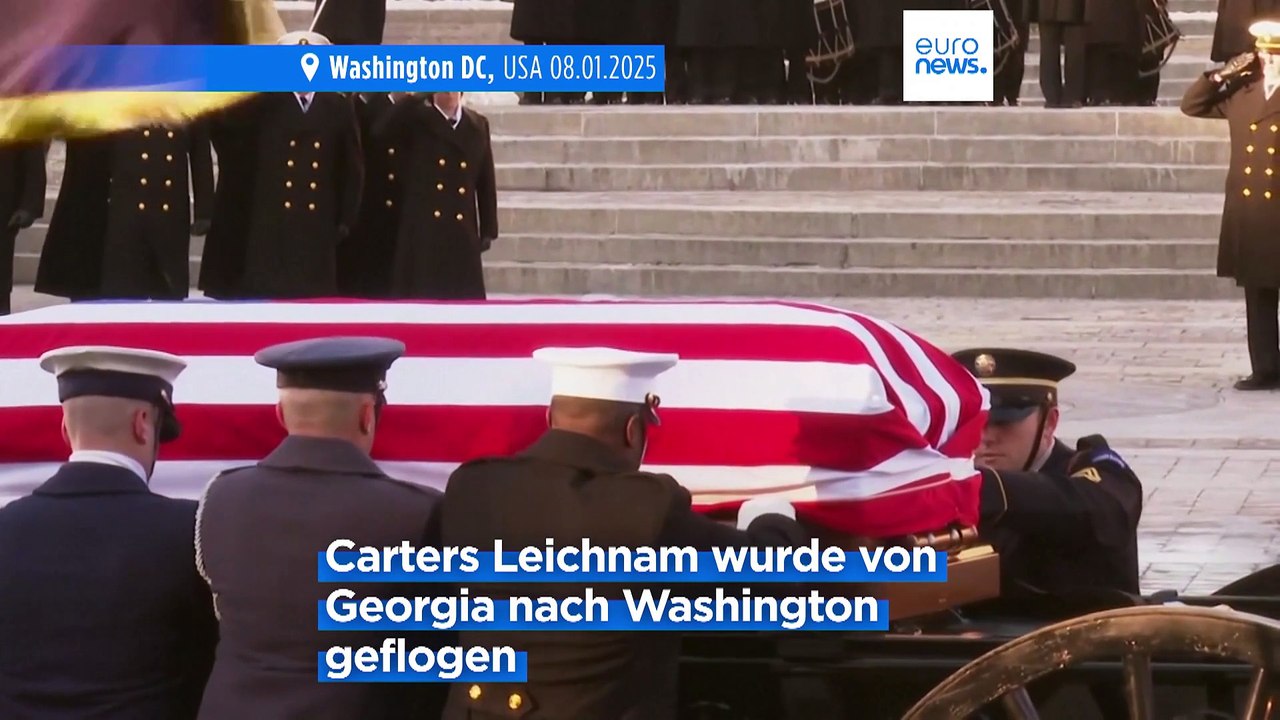 Ehrung von Jimmy Carter: 'Er hat die Welt besser hinterlassen, als er sie vorgefunden hat'