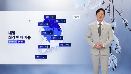 [날씨] 내일 최강 한파 기승...서해안 중심 눈 / YTN