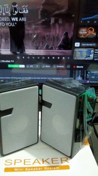 D7 - Multimedia Speaker Mini USB Port Support Computer Laptop Mobile TV Card TV 01