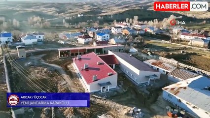 Üçocak Jandarma Karakolu İnşaatı Tamamlanma Aşamasında
