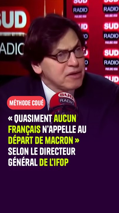 Le directeur général de l'IFOP au secours de Macron